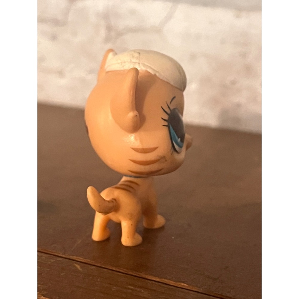 Littlest Pet Shop LPS #3877 Meow Meow Milkone Peach Kitty Cat - Picture 4 of 5